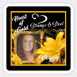 Peggy - Heart of Gold with Lilly Sticker